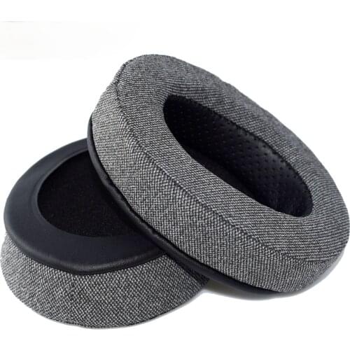 Replacement Ear Cups Memory Foam Earpads Velour For Brainwavz HM5 Large Over Ear Headphone AKG HifiMan ATH Philips Sony