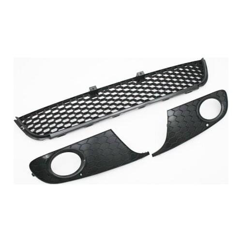 Sporty Honey Comb Lower Grille Set Black Color For Volkswagen VW Golf MK6