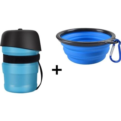 Sport Portable Dog Water Bottle+ Bowl Pet Puppy Cat Travel Outdoor Dogs Universal Drinker Drinking Water Mug Cup Dispenser VIP