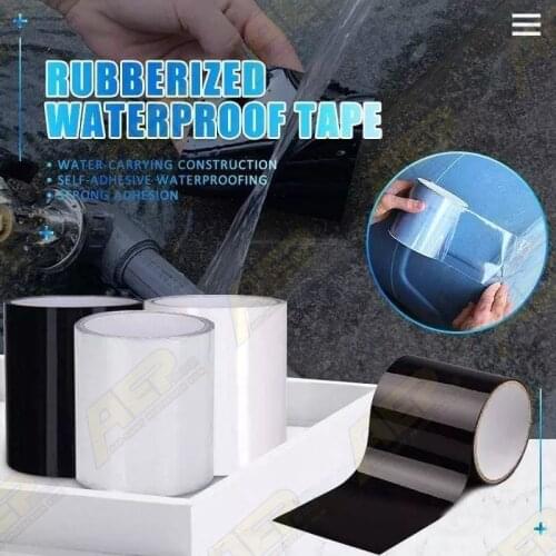 150CMx10CM Life Ultra Wide High Viscosity Black Waterproof Tape Trapping Strong Tape Cover Plugging Paste For Family Water Pipe