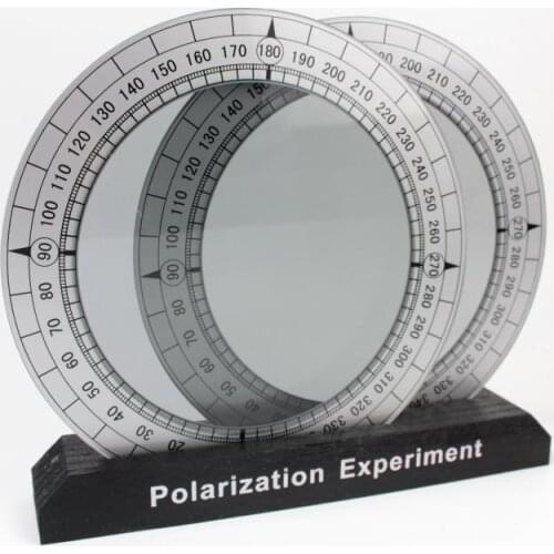 Light Polarization Tester Polarizer Light Polarization Observer Polarizer Plate Detector Diameter 21cm
