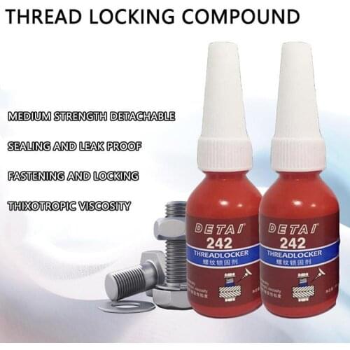 242/271 Screw glue 10ml Blue Anti-pressure Wire Sealing Anaerobic Glue Anti-corrosion Thread Locking agent Anaerobic adhesive