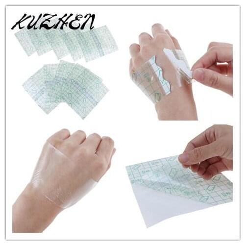 10PCS Waterproof Anti-allergic Wound Tape 15*20m Transparent Tape Adhesive Plaster Breathable Waterproof Shower Bath Tools
