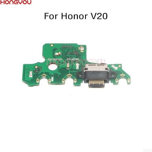 10PCS/Lot For Huawei Honor V20 PCT-AL10 USB Charging Dock Board Charge Plug Socket Jack Port Connector Flex Cable