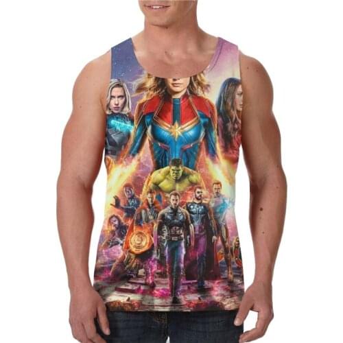 2021 Summer Bodybuilding Spider 3D Printed Movie Sleeveless Men Vest Compression Shirts Male Singlet Fitness Bodybuilding Tops