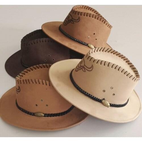 2021 Western Cowboy Hat, Top Hat, Outdoor Travel Hat, Performance Hat, Jazz Hat, Sun Hat, Riding Hat, Sun Protection Adjustable