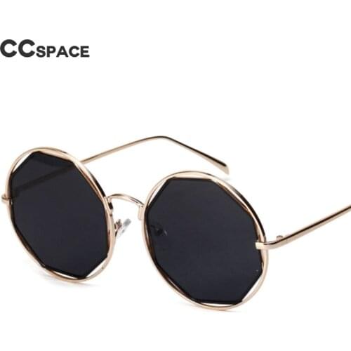 49922 Double Circle Round Reflective Colorful Womens Sunglasses Fashion Sunshade Uv400 Retro Glasses