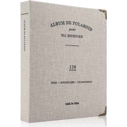 120 Pockets Mini 3 Inch Photo Film Album for Polaroid Fujifilm Instax Mini 9 8 7s 70 25 50s 90 Photo Tickets Book Album