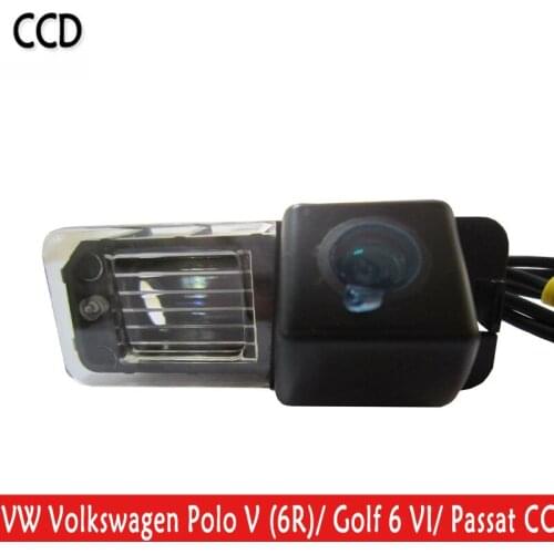 Car Rear View camera Waterproof 170 Degree Wide Viewing Angle Reverse Backup for VW Volkswagen Polo V (6R)/ Golf 6 VI/Passat CC