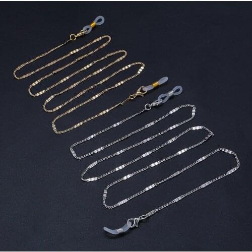 Fashion Metal Eyeglass Chains For Women Face Mask Lanyards Reading Glasses Non-slip Holder Necklace Eyewear Accessories Jewelry