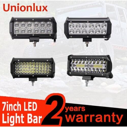 Double Row 7 inch LED Bar 36W 144W 120W LED Work Bar Car for Tractor Boat OffRoad 4WD 4x4 Truck SUV ATV Driving Lamp 12V 24V