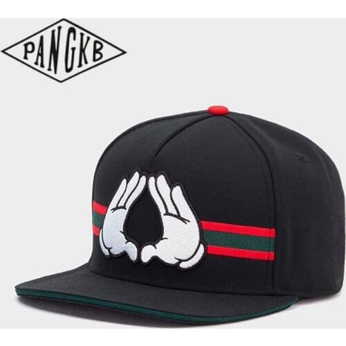 PANGKB Brand BROOKLYN CAP black Hip Hop parkour striped sports snapback hat for men women adult outdoor casual sun baseball cap