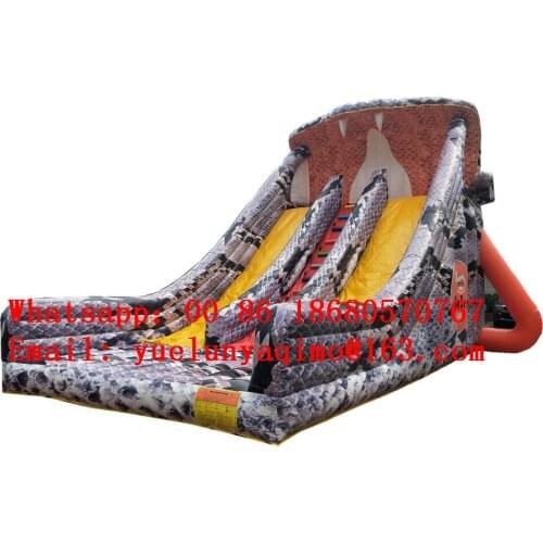 China Guangzhou) inflatable slides,Castle slides Inflatable water slide Snake inflatable slide BYS-13