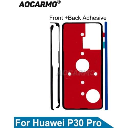 Aocarmo For Huawei P30 Pro Back Frame Battery Cover Adhesive Rear Door Sticker Glue Tape