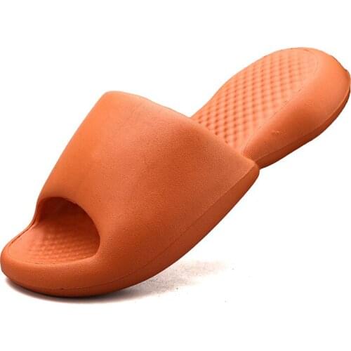 Summer Plus Size Couple Fashion Slippers Lightweight Non-slip Indoor Outdoor Casual Shoes Thick-soled Elastic Slippers 35-45