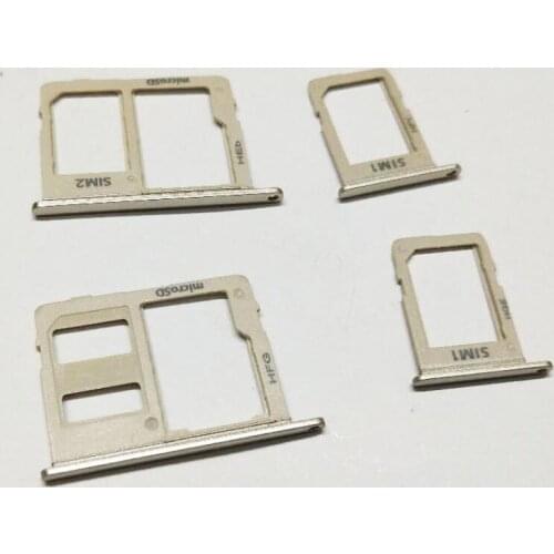 10pcs/lot Sim Tray For Samsung Galaxy A6 2018 A6+ A600F A605F SIM Card Tray Slot Holder Replacement Part