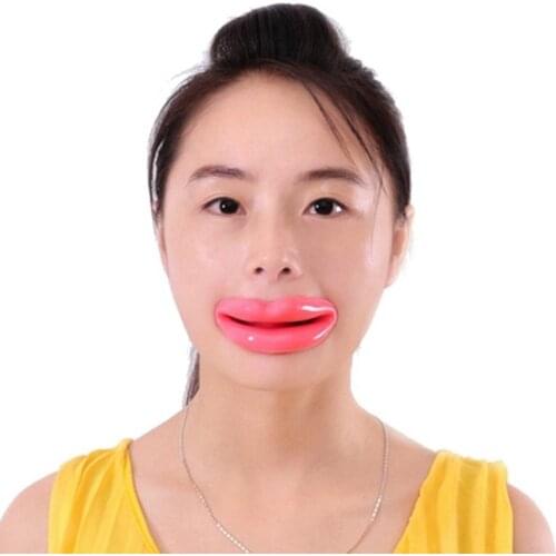 Lips Massage Slim Exerciser Silicone Anti Aging Face Slimming Anti Cellulite Wrinkle Rermoval Women Lip Trainer Face Lift Tools