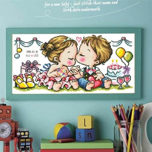 Cross Stitch Set Chinese Cross-stitch Kit Embroidery Needlework Craft Packages Cotton Fabric Floss New Designs Embroidery G25