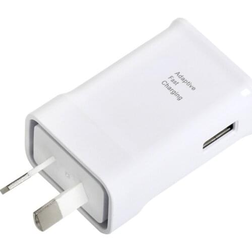 Wall Travel USB Fast Charging Charger Adapter AU Plug for Samsung S6 S7 S8 Plus 9V 1.67A For Huawei mobile phone adaptor