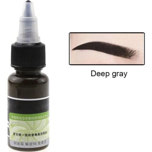 Tattoo Eyeliner Color Korean Semi-permanent Pure Plant Floating Lip Embroidered Eyebrow Color Eyebrow Color Easy To Color