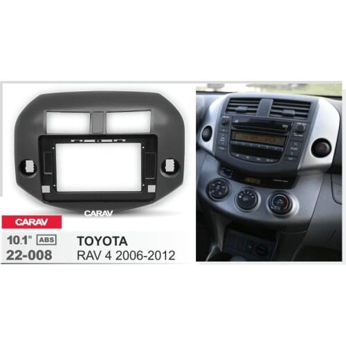 10.1" Car Fascia Facia Dash Kit for TOYOTA RAV 4 2006-2012 22-008