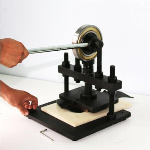 Manual Leathercraft Die Cutting Machine Leather Paper PVC EVA Sheet Punch Cutter