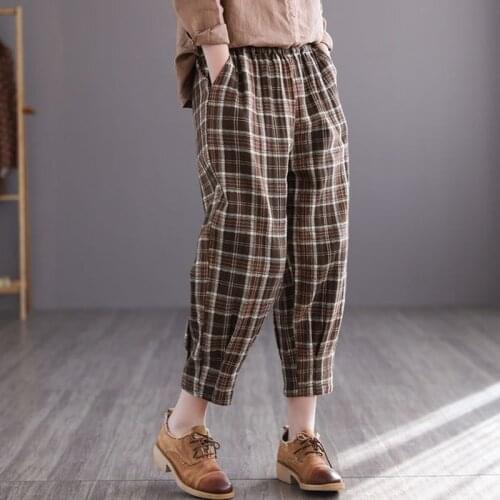 Shzxssfy Women's Cropped Trousers