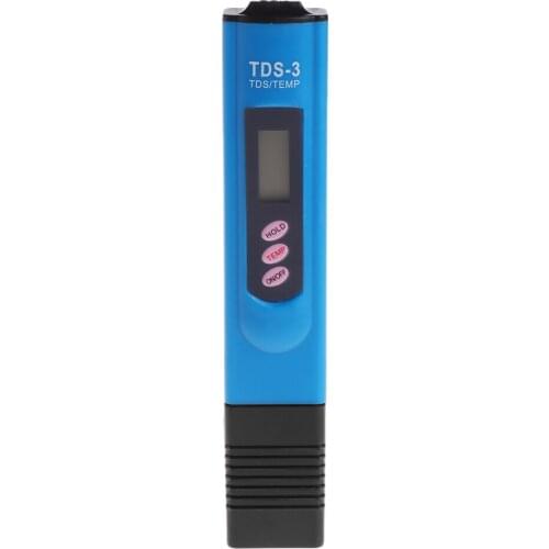 Water Quality Purity Tester TDS LCD Temperature Meter PPM Filter Hydroponic Pool 4 Colors