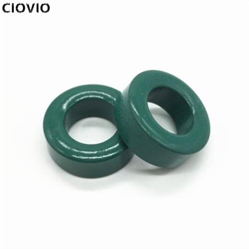 CIOVIO 5pcs 10pcs Mn-Zn green ferrite magnetic ring 38*22*15mm Anti-interference core transformer inductive