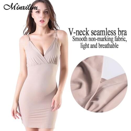 Minxilim Womens Modeling Strap Shapewear Control Slip Shaper Underwear Comfortable Compression Full Body Slip Sexy Petticoat