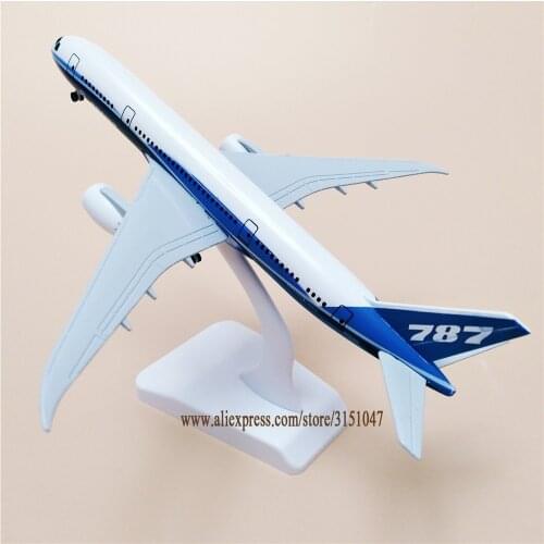 20cm Air Prototype Boeing 787 B787 Airlines Plane Model Alloy Metal Diecast Model Airplane Aircraft Airways w Wheels Kids Gift