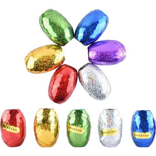 4pcs/lot Balloon Ribbons Laser Ribbon Wedding Birthday Party Decoration DIY Accessories ValentineS Day Decoracion Baby Shower