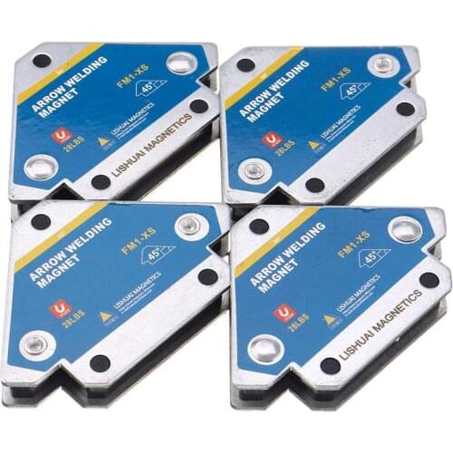 4pcs Magnetic Welding Fixer 45° 90° 135° Multi-angle Magnet Weld Positioner Ferrite Auxiliary Locator Tools