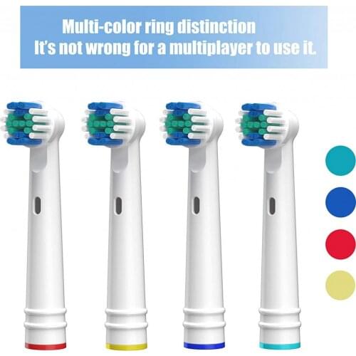 Generic 4 Pack Replacement Electric Toothbrush Heads Refill for Precision Clean