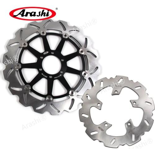 ARASHI For BMW G650X MOTO CNC Front Rear Brake Rotors Brake Disc Fit BMW G 650 X MOTO 2007-2009 2008 07 08 09