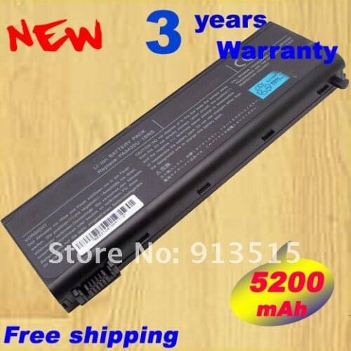 Free Shipping,Laptop Battery for Toshiba L10 L15 L30 PA3420U-1BRS PA3450U-1BRS(8cell 14.4V 5200mAh)Black,New high quality,N1417