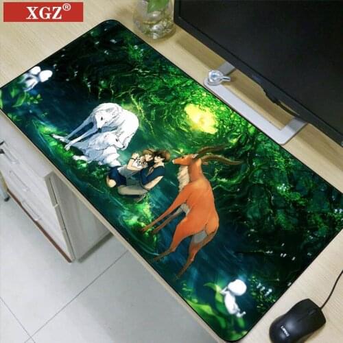 Xgz Creative Giraffe Big Mouse Pad Computer Game Non-slip Natural Rubber Table Mat XXL Desk Special Mat 400x900mm PC Cs Go