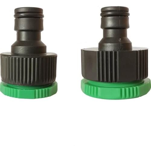 2Pcs 1'' 1/2'' 3/4'' Female Thread Quick Connector Garden Lawn Irrigation System Hose Pipe Fittings Faucet Adapter