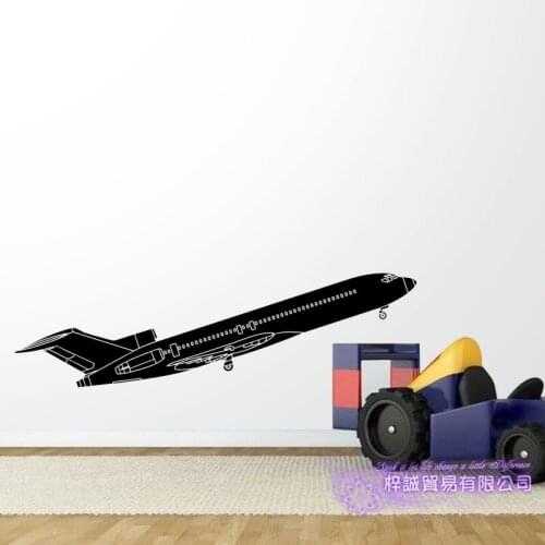 Airplane Sticker Vehicle Decal Classic Aircraft Posters Vinyl Wall Decals Aeroplane Parede Decor Mural Airplane Sticker