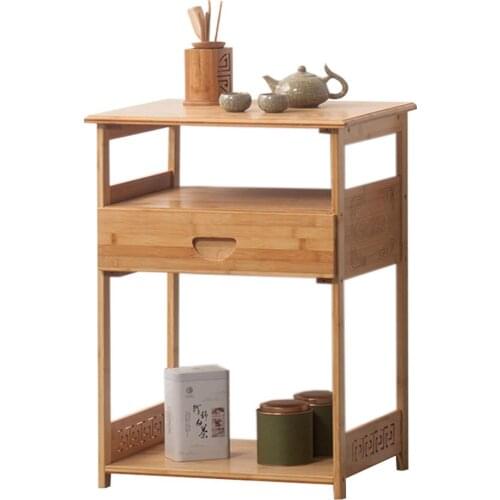 Sofa Side Small Coffee Table Corner Table Tea Cabinet Living Room Side Cabinet Tea Shelf Tea Set Storage Shelf Balcony Tabl