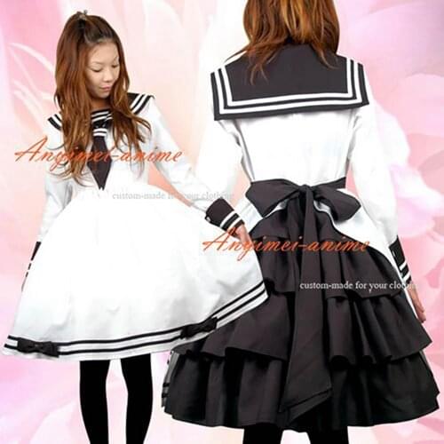 Gothic Lolita Punk Fashion Dress School Uniform Cosplay Costume Tailor-made[CK970]