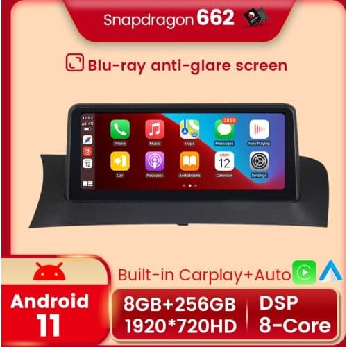 10.25'' 8G+256G GPS Car Radio Multimedia Video Player For BMW X3 F25 2010-2016/X4 F26 2014-2016 DSP Blue anti-glare screen WIFI