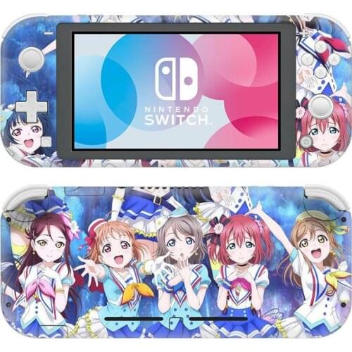 Anime Kawaii Girl NintendoSwitch Skin Sticker Decal Cover For Nintendo Switch Lite Protector Nintend Switch Lite Skin Sticker