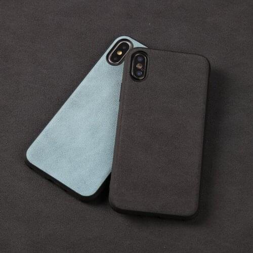 2PS Low price Phone Cases For iPhone X Xs Max Cover PU Leather Farbic Texture TPU Silicone Case For iPhone 6 6S 7 8 Plus Shell