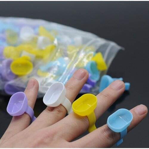 Gift Dental Finger Bowl Cup Plastic Dental Lab Dental Supplies 100Pcs