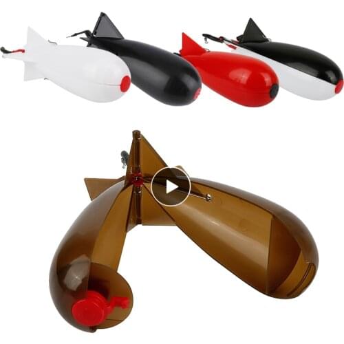 Float Lure Bait Holder Carp Fishing Rocket Feeder Fishing Pellet Rockets Particle Container Floating Bait Container Fishing Tool