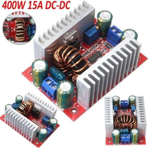 Newest 400W 15A DC-DC Power Converter Boost Module Professional Step-up Constant Power Supply Voltage Charger