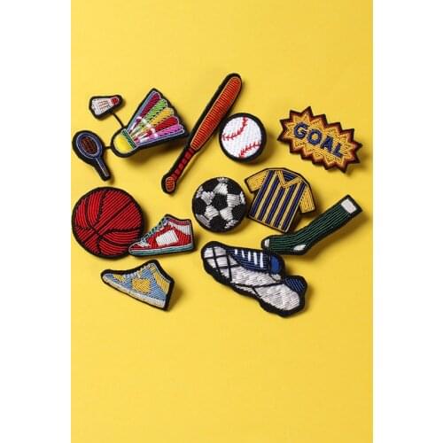 DIY New High quality 3D Hand embroidered badges Beard Armband applique for Coat Trousers Bag Brooch