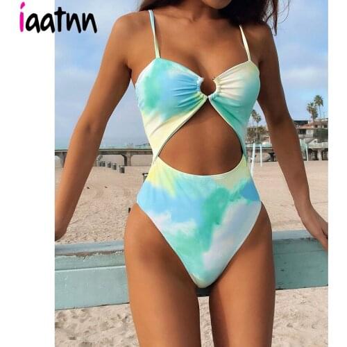 Sexy One Piece Swimsuit Women 2021 Bandeau Womens Swimwear Push Up Summer Beach Swimming Wear for Bathing Suit Woman Monokini