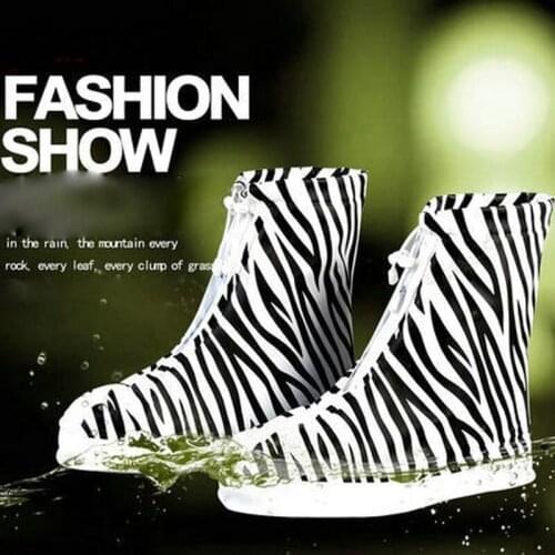 Waterproof upgraded Rain Covers version of rain boots fashion thick rainy outdoor travel non-slip waterproof shoe cover sale